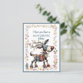 I Hope You Have A DEER-LIGHTFUL Holiday Feestdagenkaart (Staand voorkant)