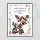 I Hope You Have A DEER-LIGHTFUL Holiday Feestdagenkaart (Voorkant)