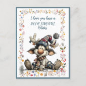 I Hope You Have A DEER-LIGHTFUL Holiday Feestdagenkaart (Voorkant)