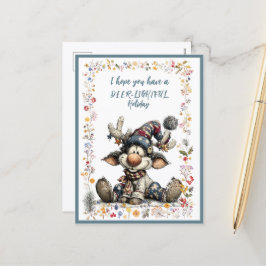 I Hope You Have A DEER-LIGHTFUL Holiday Feestdagenkaart