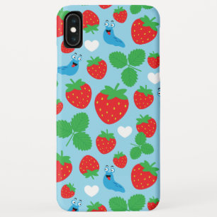 I hou van aardbeien naadloos patroon Case-Mate iPhone case