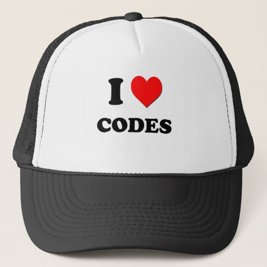 I hou van codes trucker pet (Voorkant)