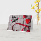 ****I hou van je mijn VALENTIJN**** Kaart (Gele Bloem)