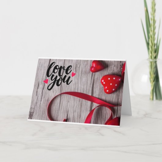 ****I hou van je mijn VALENTIJN**** Kaart (Voorkant)