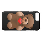  I hou van Teddy Bear Case-Mate iPhone Case (Achterkant (Horizontaal))