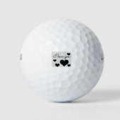 ***I HOUDT VAN JE** GOLF BALL GOLFBALLEN (Voorkant)