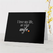 **I HOUDT VAN MIJN LEVEN ALS JE VROUW** ROMANTISCH KAART (Gele Bloem)