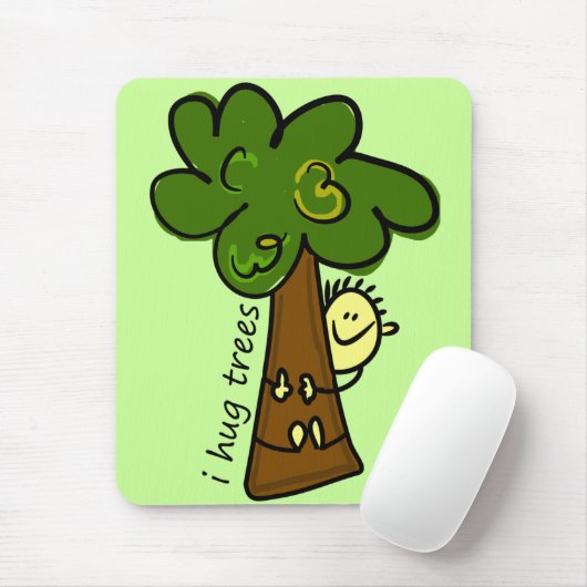 I Hug Trees Muismat (Met muis)