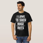 I Huge Nuts Fun Fantasy Football Loser T-shirt (Voorkant volledig)