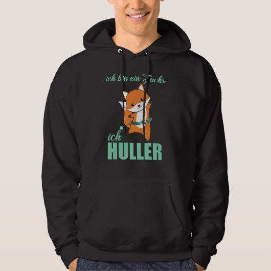 I Huller Cute Fox Funny Dancing Foxes Hoodie (Voorkant)