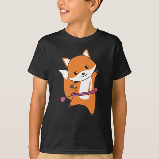 I Huller Cute Fox Funny Foxes T-shirt (Voorkant)