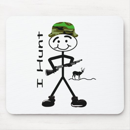 I Hunt Deer Muismat (Voorkant)
