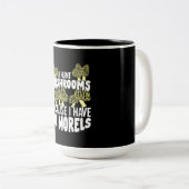 I Hunt paddenstoelen Tweekleurige Koffiemok (Voorkant rechts)