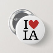 I ❤️ IA Interne Audit voor Werknemers Custom Pins Ronde Button 5,7 Cm (Voorkant /achterkant)