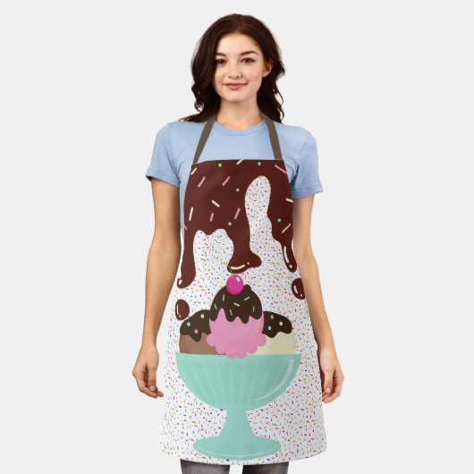 I ❤️ Ice Cream Schort (Gedragen)