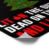 I Identify As A Christmas Tree Lit On Outside Dead Poster (Hoek)
