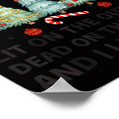 I Identify As A Christmas Tree Lit On The Outside  Poster (Hoek)