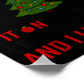 I Identify As A Christmas Tree Lot On The Outside Poster (Hoek)