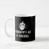 I Identify As A Dreidel Funny Hanukkah Gelt Menora Koffiemok (Links)