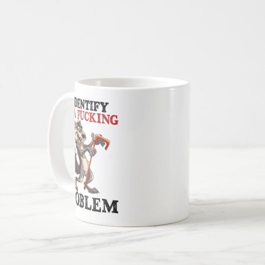 I Identify As A Foring Problem  Koffiemok (Voorkant links)