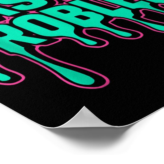 I Identify As A Problem Funny Sarcastic Humor Sayi Poster (Hoek)