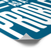 I Identify As A Problem Funny Sarcastic Saying Hum Poster (Hoek)