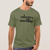 I identify as Disturbed T-shirt (Voorkant)