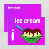 i - ijskaart briefkaart (Voorkant / Achterkant)