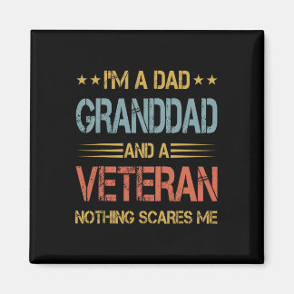 I &# Ik ben een vader opa en veteraan vaders dag  Magneet