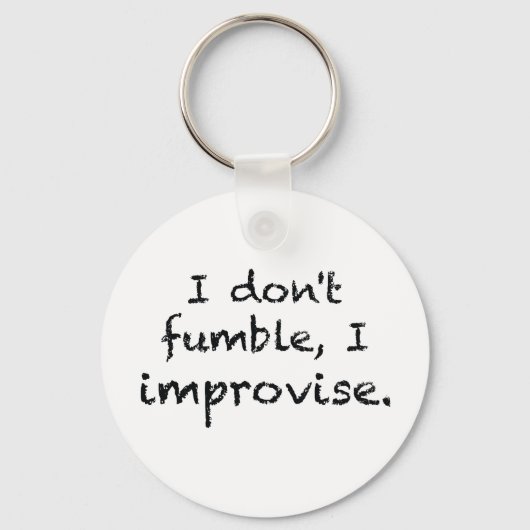 I Improvise Sleutelhanger (Voorkant)