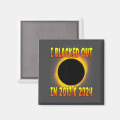 I In Blacked Out 2017 Total Solar Magneet (Voorkant / Achterkant)