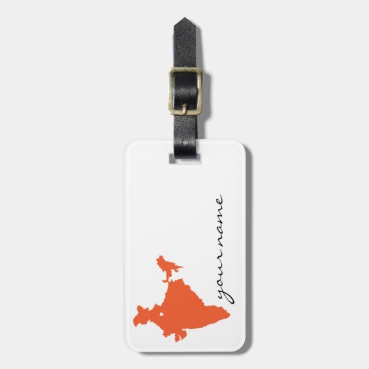 I India_bagagelabel Bagagelabel (Voorkant verticaal)