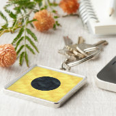 I India Waterverf Nautical Signal Maritime Vlag Sleutelhanger (Zijkant)