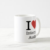 I ❤️ Internal Audit voor medewerkers CUSTOM Mokken (Voorkant rechts)