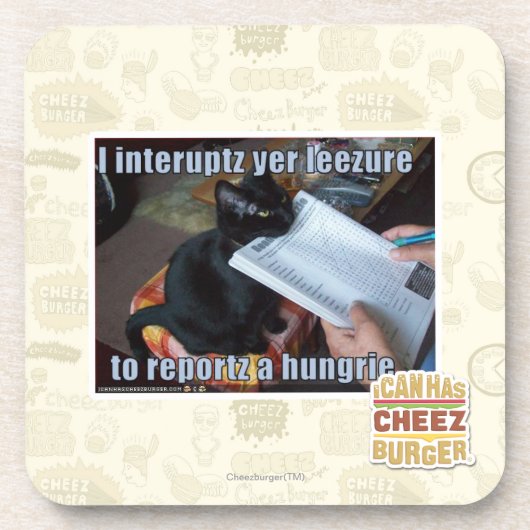 I interupt yer Leezure Bier Onderzetter (Voorkant)
