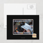 I interupt yer Leezure Briefkaart (Voorkant / Achterkant)