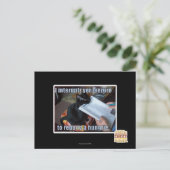 I interupt yer Leezure Briefkaart (Staand voorkant)