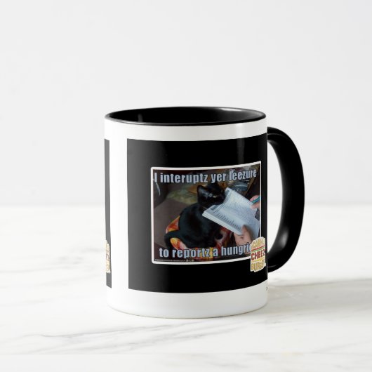 I interupt yer Leezure Mok (Voorkant rechts)