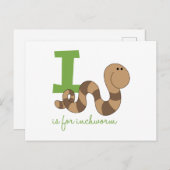 I is voor ingewanden briefkaart (Voorkant / Achterkant)