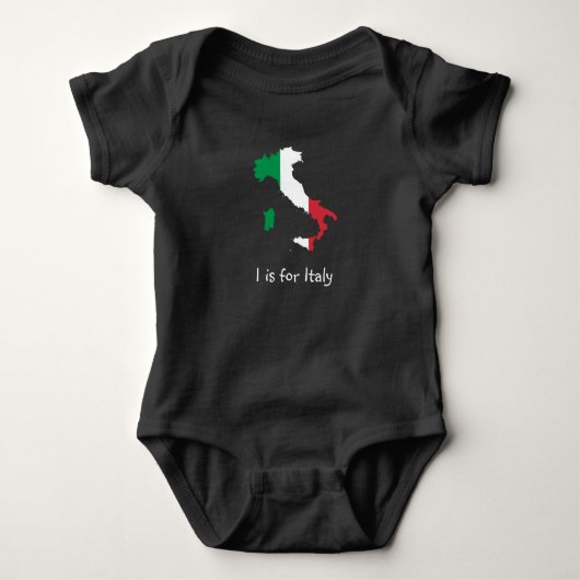 I is voor Italië Romper (Voorkant)