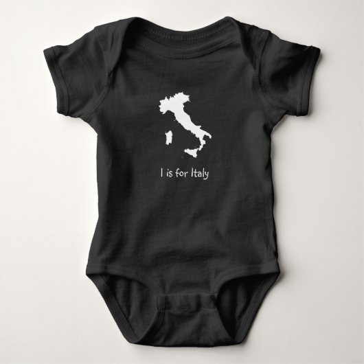 I is voor Italië Romper (Voorkant)