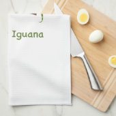 I is voor leguaan theedoek (Quarter Fold)