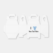 I (Israëlisch vlaggeschut) Jouw tekst Bedankdoosjes (Uitgevouwen)