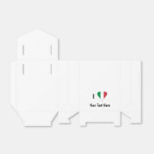 I (Italiaanse vlag) Jouw tekst Bedankdoosjes (Uitgevouwen)