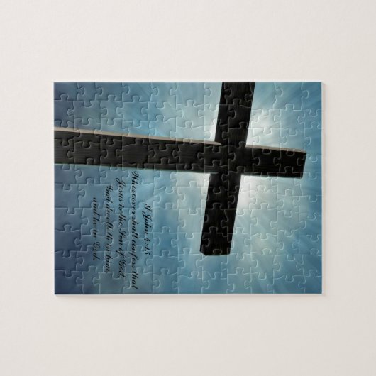 I John 4:15 Legpuzzel (Horizontaal)