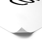 I Juice kan geen Oranje snoepje concentreren Poster (Hoek)