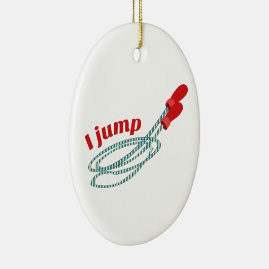 I Jump Keramisch Ornament (Rechts)