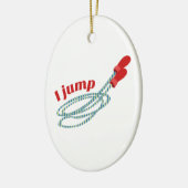 I Jump Keramisch Ornament (Links)