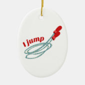 I Jump Keramisch Ornament (Voorkant)