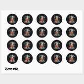I Just Baked You Some Shut The Fucupcakes Funny Sl Ronde Sticker (Vel)